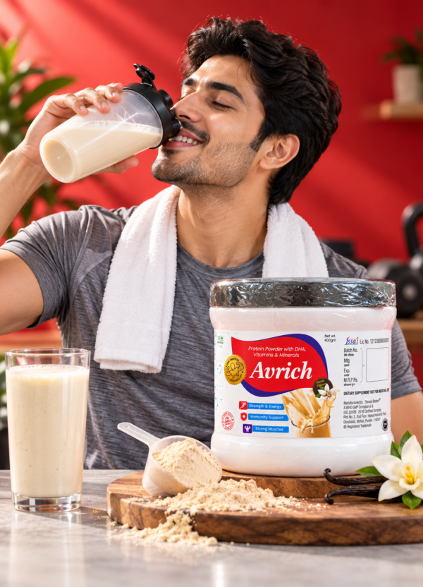 vanilla protein power shake